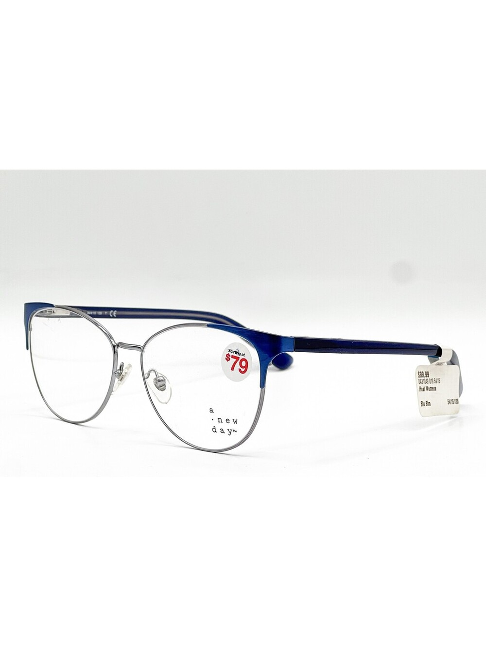 A New Day A31049 519 Blue Shine Authentic Eyeglasses 54-15-135